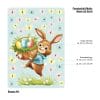 Auf dem Bild ist das Produkt: Wiederverwendbares Fensterbild Frühling Ostern Hase mit Eiern im Korb, Fensterdeko Kinderzimmer Kind, Frühlingsdeko, Osterdeko zum Preis von €13.90 abgebildet.