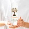 Auf dem Bild ist das Produkt: Taufkerze Lebensbaum Hase und Fuchs Kerze zur Taufe Baum Spruch Taufspruch individualisierbar tree Wald zum Preis von €6.40 abgebildet.