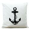 Auf dem Bild ist das Produkt: KP106 Wandtattoo-Loft® Deko Kissen Polyester Weiß Anker Maritim Aufdruck Anchor zum Preis von €26.9 abgebildet.