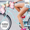 Fahrradaufkleber 32 Stk. Pastell Schmetterlinge Fahrrad Sticker Fahrraddesign Kinderfahrrad Auf dem Bild ist das Produkt: Fahrradaufkleber 32 Stk. Pastell Schmetterlinge Fahrrad Sticker Fahrraddesign Kinderfahrrad zum Preis von €12.90 abgebildet.