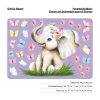 Auf dem Bild ist das Produkt: Fensterbild Frühling Ostern Elefant mit Schmetterlingen Fensterdeko Kinderzimmer Kind, Frühligsdeko zum Preis von €14.9 abgebildet.
