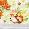 Fensterbild Herbst Herbstblätter Igel bunt wiederverwendbare Fensteraufkleber Kinderzimmer Baby Kind Auf dem Bild ist das Produkt: Fensterbild Herbst Herbstblätter Igel bunt wiederverwendbare Fensteraufkleber Kinderzimmer Baby Kind zum Preis von €13.90 abgebildet.
