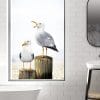 Auf dem Bild ist das Produkt: Fensterbild Frühling Möwen Möwe maritim Ostsee Urlaub Fensterdeko Kinderzimmer Kind Osterdeko Frühlingsdeko Vögel zum Preis von €13.90 abgebildet.