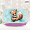 Brotdose Fuchs mit Herz personalisiert mit dem Wunschnamen, kratz- und bruchsicher, Geschenk Geburtstag, Einschulung Auf dem Bild ist das Produkt: Brotdose Fuchs mit Herz personalisiert mit dem Wunschnamen, kratz- und bruchsicher, Geschenk Geburtstag, Einschulung zum Preis von €19.9 abgebildet.