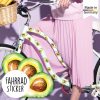 Fahrradaufkleber 24 farbige Avocado Fahrrad Sticker Fahrraddesign Kinderfahrrad, Geschenk Geburtstag Auf dem Bild ist das Produkt: Fahrradaufkleber 24 farbige Avocado Fahrrad Sticker Fahrraddesign Kinderfahrrad, Geschenk Geburtstag zum Preis von €12.90 abgebildet.