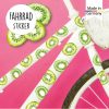 Fahrradaufkleber 30 Kiwi Obst Farbig Fahrrad Sticker Fahrraddesign Kinderfahrrad, Geschenk Geburtstag Auf dem Bild ist das Produkt: Fahrradaufkleber 30 Kiwi Obst Farbig Fahrrad Sticker Fahrraddesign Kinderfahrrad, Geschenk Geburtstag zum Preis von €12.90 abgebildet.