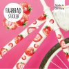 Auf dem Bild ist das Produkt: Fahrradaufkleber 36 Erdbeeren Obst Farbig Fahrrad Sticker Fahrraddesign Kinderfahrrad, Geschenk Geburtstag zum Preis von €12.90 abgebildet.