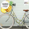 Auf dem Bild ist das Produkt: Fahrradaufkleber 39 Stk. Ananas Farbig Fahrrad Sticker Fahrraddesign Kinderfahrrad zum Preis von €16.90 abgebildet.