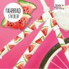 Auf dem Bild ist das Produkt: Fahrradaufkleber 40 Wassermelone Farbig Fahrrad Sticker Fahrraddesign Kinderfahrrad, Geschenk Geburtstag zum Preis von €16.90 abgebildet.