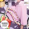 Auf dem Bild ist das Produkt: Fahrradaufkleber 40 Wassermelone Farbig Fahrrad Sticker Fahrraddesign Kinderfahrrad, Geschenk Geburtstag zum Preis von €16.90 abgebildet.