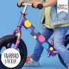 Fahrradaufkleber 42 Kreise Pastellfarbe Fahrrad Sticker Fahrraddesign Kinderfahrrad Fahrradgestaltung Geschenk Schulanfang Auf dem Bild ist das Produkt: Fahrradaufkleber 42 Kreise Pastellfarbe Fahrrad Sticker Fahrraddesign Kinderfahrrad Fahrradgestaltung Geschenk Schulanfang zum Preis von €12.90 abgebildet.