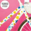 Fahrradaufkleber 54 Sterne farbig Fahrrad Sticker Fahrraddesign Kinderfahrrad, Einschulung Auf dem Bild ist das Produkt: Fahrradaufkleber 54 Sterne farbig Fahrrad Sticker Fahrraddesign Kinderfahrrad, Einschulung zum Preis von €12.90 abgebildet.