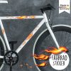 Auf dem Bild ist das Produkt: Fahrradaufkleber Flammen Feuer Fahrrad Sticker Fahrraddesign 22 Stück Sticker Geschenk zum Preis von €12.90 abgebildet.