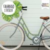 Fahrradaufkleber Monstera Blätter Farbig Fahrrad Sticker Fahrraddesign Kinderfahrrad, blumig Auf dem Bild ist das Produkt: Fahrradaufkleber Monstera Blätter Farbig Fahrrad Sticker Fahrraddesign Kinderfahrrad, blumig zum Preis von €12.90 abgebildet.