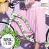 Fahrradaufkleber Monstera Blätter Farbig Fahrrad Sticker Fahrraddesign Kinderfahrrad, blumig Auf dem Bild ist das Produkt: Fahrradaufkleber Monstera Blätter Farbig Fahrrad Sticker Fahrraddesign Kinderfahrrad, blumig zum Preis von €12.90 abgebildet.