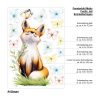 Auf dem Bild ist das Produkt: Fensterbild Frühling Fuchs Schmetterlinge Fensterdeko Kinderzimmer Fensterfolie zum Preis von €14.9 abgebildet.