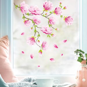 Fensterbild Frühling Ostern bunte Magnolien Blumenranke wiederverwendbar Fensterdeko Kinderzimmer Kind Frühlingsdeko Auf dem Bild ist das Produkt: Fensterbild Frühling Ostern bunte Magnolien Blumenranke wiederverwendbar Fensterdeko Kinderzimmer Kind Frühlingsdeko zum Preis von €14.9 abgebildet.