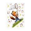 Auf dem Bild ist das Produkt: Fensterbild Frühling Ostern Fuchs Kescher Schmetterlinge Fensterdeko Kinderzimmer Kind, Osterdeko, Frühlingsdeko zum Preis von €14.9 abgebildet.