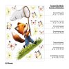 Auf dem Bild ist das Produkt: Fensterbild Frühling Ostern Fuchs Kescher Schmetterlinge Fensterdeko Kinderzimmer Kind, Osterdeko, Frühlingsdeko zum Preis von €14.9 abgebildet.