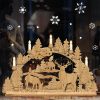 Fensterbild Weihnachten Motiv Schwibbogen in Holzoptik mit Rentieren Hirschen Winterhäuschen Fensteraufkleber wiederverwendbar Auf dem Bild ist das Produkt: Fensterbild Weihnachten Motiv Schwibbogen in Holzoptik mit Rentieren Hirschen Winterhäuschen Fensteraufkleber wiederverwendbar zum Preis von €13.90 abgebildet.