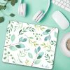Mauspad Mousepad Grüne Blätter mit deinem Wunschnamen Auf dem Bild ist das Produkt: Mauspad Mousepad Grüne Blätter mit deinem Wunschnamen zum Preis von €14.90 abgebildet.
