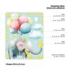Wandtattoo Kinderzimmer Elefant mit Luftballons, Dekoration Babyzimmer Auf dem Bild ist das Produkt: Wandtattoo Kinderzimmer Elefant mit Luftballons, Dekoration Babyzimmer zum Preis von €24.9 abgebildet.