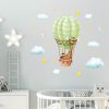 Wandtattoo Kinderzimmer Giraffe im Heißluftballon mit Wolken und Sternen Dekoration Babyzimmer Auf dem Bild ist das Produkt: Wandtattoo Kinderzimmer Giraffe im Heißluftballon mit Wolken und Sternen Dekoration Babyzimmer zum Preis von €29.9 abgebildet.