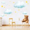 Wandtattoo Kinderzimmer Große Wolken und Sterne Dekoration Babyzimmer Auf dem Bild ist das Produkt: Wandtattoo Kinderzimmer Große Wolken und Sterne Dekoration Babyzimmer zum Preis von €39.90 abgebildet.