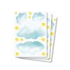 Wandtattoo Kinderzimmer Kleine Wolken und Sterne Dekoration Babyzimmer Auf dem Bild ist das Produkt: Wandtattoo Kinderzimmer Kleine Wolken und Sterne Dekoration Babyzimmer zum Preis von €19.90 abgebildet.