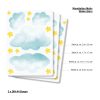 Wandtattoo Kinderzimmer Kleine Wolken und Sterne Dekoration Babyzimmer Auf dem Bild ist das Produkt: Wandtattoo Kinderzimmer Kleine Wolken und Sterne Dekoration Babyzimmer zum Preis von €19.90 abgebildet.