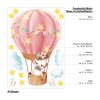 Auf dem Bild ist das Produkt: Wiederverwendbares Fensterbild Frühling Ostern Maus im Heißluftballon, Fensterdeko Kinderzimmer Kind, Frühlingsdeko zum Preis von €14.9 abgebildet.