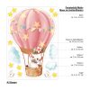 Auf dem Bild ist das Produkt: Wiederverwendbares Fensterbild Frühling Ostern Maus im Heißluftballon, Fensterdeko Kinderzimmer Kind, Frühlingsdeko zum Preis von €14.9 abgebildet.