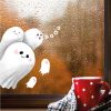 Auf dem Bild ist das Produkt: Fensterbild Halloween Geister Fensterdeko Kinderzimmer Kind Fensterfolie Fensterdekoration zum Preis von €13.90 abgebildet.