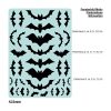 Auf dem Bild ist das Produkt: Fensterbild Halloween Fledermäuse Silhouette Fensterdeko Kinderzimmer Kind Fensterfolie Fensterdekoration zum Preis von €13.90 abgebildet.