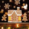 Auf dem Bild ist das Produkt: Fensterbild Weihnachten Lebkuchen Lebkuchenhaus, Lebkuchenmännchen Winter winterlicher Fensteraufkleber zum Preis von €13.90 abgebildet.