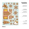 Auf dem Bild ist das Produkt: Fensterbild Weihnachten Lebkuchen Lebkuchenhaus, Lebkuchenmännchen Winter winterlicher Fensteraufkleber zum Preis von €13.90 abgebildet.