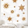 Auf dem Bild ist das Produkt: Fensterbild Weihnachten Set Sterne in Holzoptik Fensteraufkleber Weihnachtsdekoration wiederverwendbar zum Preis von €13.90 abgebildet.