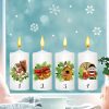 Auf dem Bild ist das Produkt: Fensterbild Weihnachten Winter Adventskerzen mit weihnachtlichen Motiven und Flammen zum Selbstaufkleben Fensteraufkleber Fensterdeko zum Preis von €13.90 abgebildet.