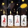 Auf dem Bild ist das Produkt: Fensterbild Weihnachten Winter Adventskerzen mit Zwergen und Flammen zum Selbstaufkleben an jedem Advent Fensteraufkleber Fensterdeko zum Preis von €13.90 abgebildet.