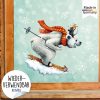 Fensterbild Weihnachten Winter Eisbär Pinguin Ski mit Schneeflocken Adventsdeko Weihnachtsdeko wiederverwendbar Auf dem Bild ist das Produkt: Fensterbild Weihnachten Winter Eisbär Pinguin Ski mit Schneeflocken Adventsdeko Weihnachtsdeko wiederverwendbar zum Preis von €13.90 abgebildet.