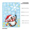 Fensterbild Weihnachten Winter Pinguin Schneeflocken Kinderzimmer Fenster Weihnachtsdeko Auf dem Bild ist das Produkt: Fensterbild Weihnachten Winter Pinguin Schneeflocken Kinderzimmer Fenster Weihnachtsdeko zum Preis von €13.90 abgebildet.