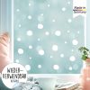 Auf dem Bild ist das Produkt: Fensterbild Weihnachten Winter Schneebälle wiederverwendbare Fensterdeko winterliche Fensterdeko zum Preis von €13.90 abgebildet.