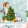 Fensterbild Weihnachten Winter Zwerge Schlitten Weihnachtsbaum Schneeflocken Kinderzimmer wiederverwendbar Auf dem Bild ist das Produkt: Fensterbild Weihnachten Winter Zwerge Schlitten Weihnachtsbaum Schneeflocken Kinderzimmer wiederverwendbar zum Preis von €13.90 abgebildet.