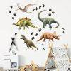 Auf dem Bild ist das Produkt: Wandtattoo Kinderzimmer Dinosaurier Dekoration Babyzimmer Wandaufkleber zum Preis von €29.9 abgebildet.