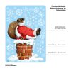 Auf dem Bild ist das Produkt: Fensterbild Weihnachten Winter Weihnachtsmann Schornstein mit Schneeflocken Adventsdeko wiederverwendbar zum Preis von €13.90 abgebildet.