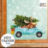 Wiederverwendbares Fensterbild Weihnachten Winter Elch Auto Tannebaum mit Schneeflocken Adventsdeko Auf dem Bild ist das Produkt: Wiederverwendbares Fensterbild Weihnachten Winter Elch Auto Tannebaum mit Schneeflocken Adventsdeko zum Preis von €13.90 abgebildet.