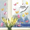 Auf dem Bild ist das Produkt: Fensterbild Frühling 25 Schmetterlinge bunt verschiedene Farben zur Auswahl pastell, Frühlingsdeko, Osterdeko zum Preis von €14.9 abgebildet.