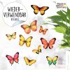 Auf dem Bild ist das Produkt: Fensterbild Frühling 30 Schmetterlinge bunt, verschiedene Farben zur Auswahl pastell, Fensterdekoration Frühling Kinderzimmer zum Preis von €9.9 abgebildet.