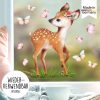 Fensterbild Frühling Ostern Reh mit Schmetterlingen Fensterdeko Kinderzimmer Kind, Frühlingsdeko Auf dem Bild ist das Produkt: Fensterbild Frühling Ostern Reh mit Schmetterlingen Fensterdeko Kinderzimmer Kind, Frühlingsdeko zum Preis von €12.90 abgebildet.