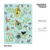 Auf dem Bild ist das Produkt: Fensterbild Frühling Vögel Vogelhäuschen Ast Fensterdeko Kinderzimmer Kind Frühlingsdeko Osterdeko zum Preis von €14.9 abgebildet.